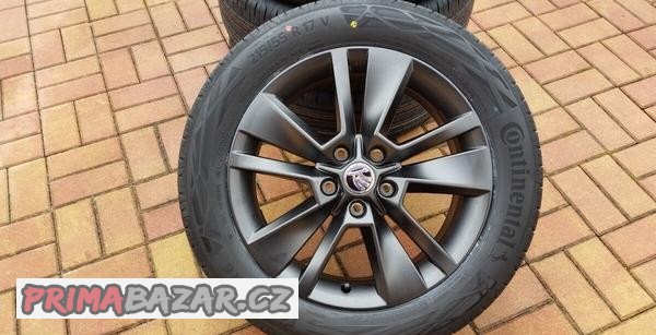 ALU kola ŠKODA 5x112 R17 NOVÁ letní s. 215/55/17 KAROQ,ATECA