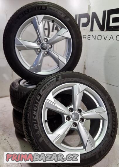5x112 Audi A6 C8 R18 sada +❄️ zimní pneu ZANOVNI STAV