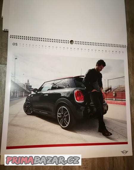 Originální sběratelské nástěnné kalendáře Mini Cooper