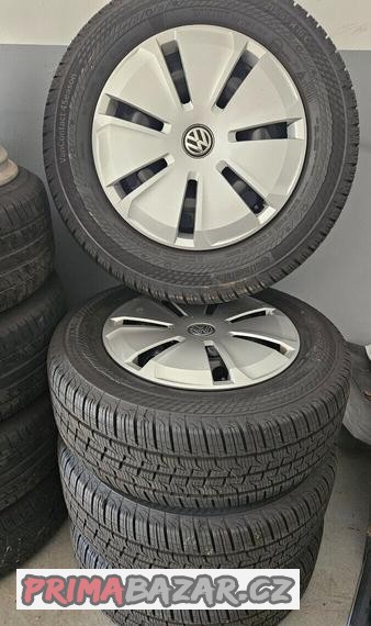 Sada plechových disků pro vozy T5/t6 s letní 215/65/16c nové