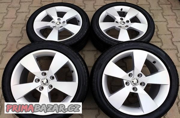 Alu kola originál Škoda Octavia III 5x112 R17 Denom