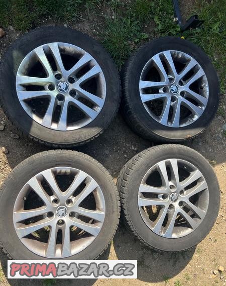 Prodám ALU kola Škoda 5x112 r16