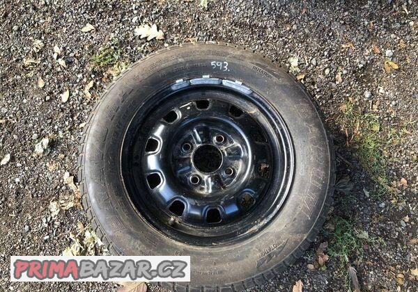 593. disk rozteč 4x100 mm + pneu 195/65 r14