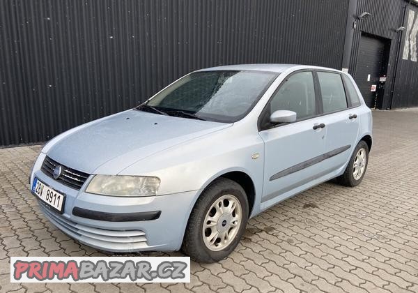 Fiat Stilo 1.2, klimatizace, nová STK, bez koroze