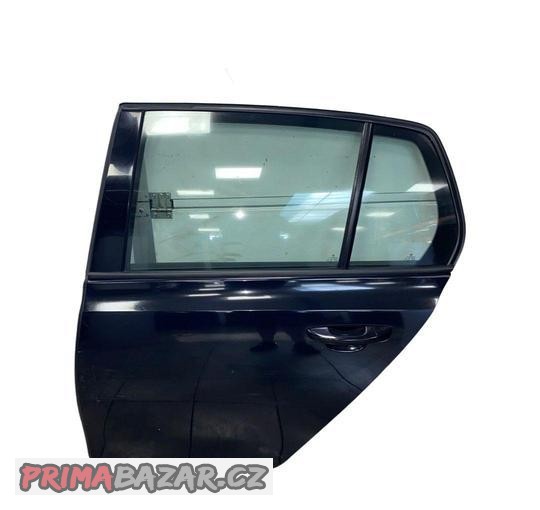 Levé zadní dveře černá metalíza LC9X VW Golf 6 hatchback 09
