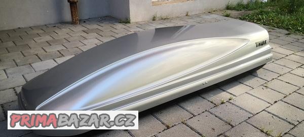 THULE ATLANTIS 600 STŘÍBRNÝ-TOP STAV,RYCHLOUPÍNÁNÍ THULE