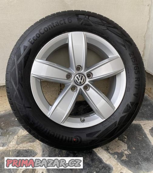Orig. Alu kola VW Tiguan 215/65/17 90% VZOREK letní/zimí