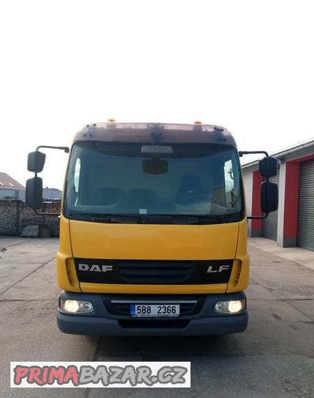 Daf LF HÁKOVÝ NOSIČ KONTEJNERŮ + HYDR. RUKA