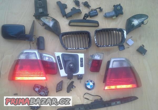 BMW E46 - zbytek ND + rezerva + roletka kufru