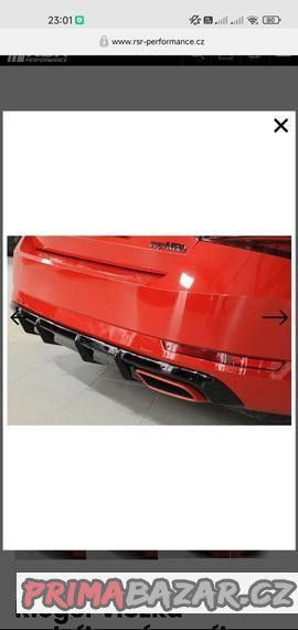 Škoda Superb 3 difuzor Rieger