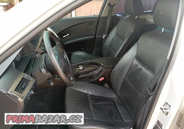 BMW e60 KOŽENÝ INTERIÉR sedačky