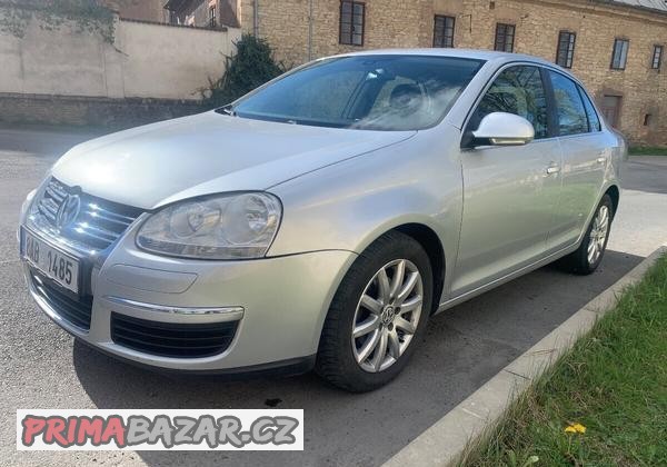 VW Jetta 1.9tdi 77kw 2007 Alu Klima Centrál Nové po servisu