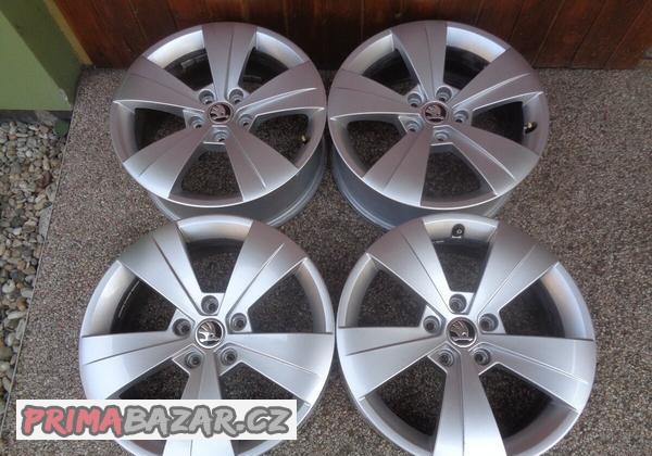 Alu kola 5x112 r17 Originál Škoda/Superb - Triton