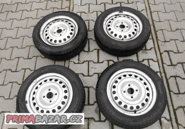 Pneumatiky Barum175/65 - R14 + disky Opel 14x5,5 ET 49
