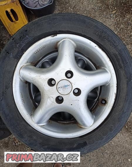 Prodám sadu ALU kol rozteč 4x100 R14