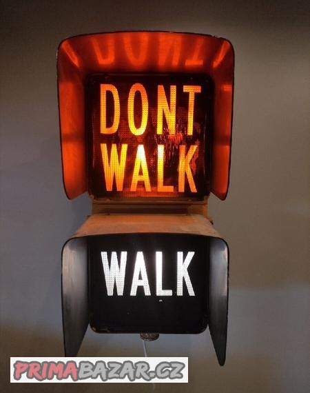 Americký Semafor walk/dont walk