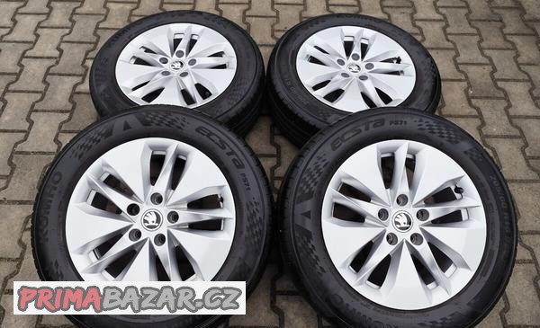 Alu kola originál Škoda Octavia IV 5x112 R16 Twister