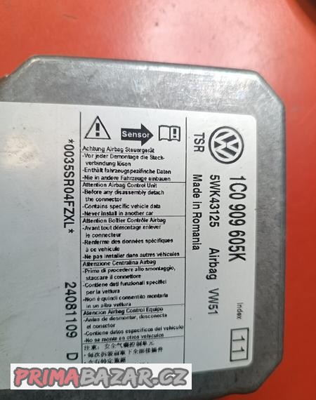 1C0909605K jednotka airbagu