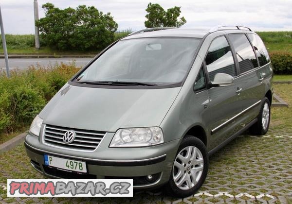 SHARAN 1.9Tdi-96kw,6st.M,GOAL,WEBASTO,TAŽNÉ,DigiAC,Výhřevy