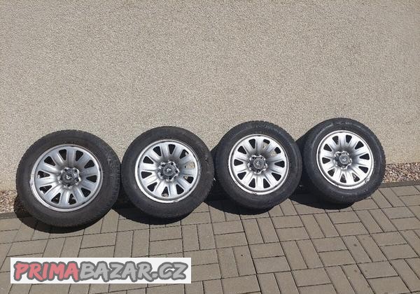 Hybridní plech. disky 6x15 ET38 5x100 vč.pneu
