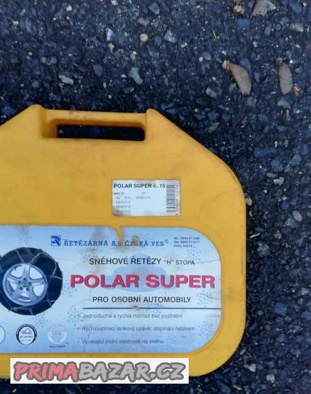 Prodám sněhové řetězy Polar super
