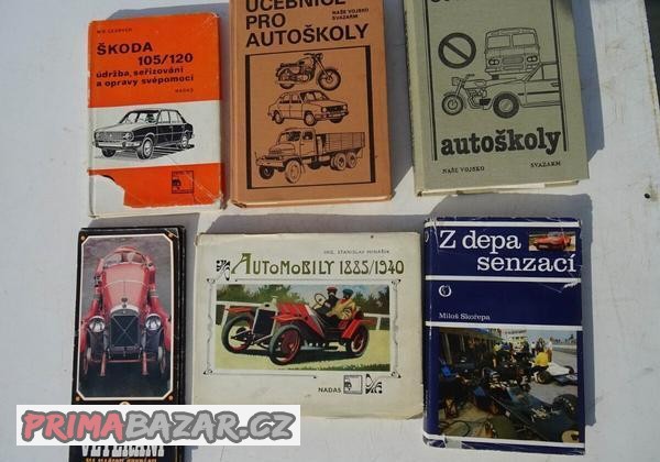 Knihy o automobilismu : ŠKODA 105/120 , Mazací plán V3S atd