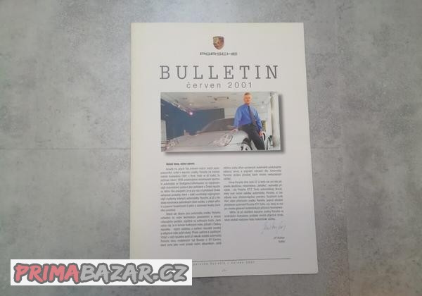 Porsche Bulletin 2001, ceník - CZ - doprava v ceně