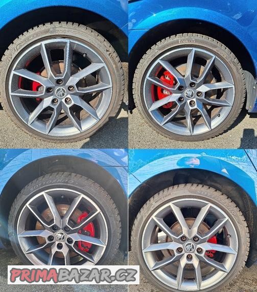Prodám kola R18 Škoda Octavia 3 RS - zánovní zimní pneu