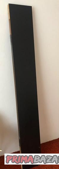 Černohnědá police Lack Ikea 190x25 cm