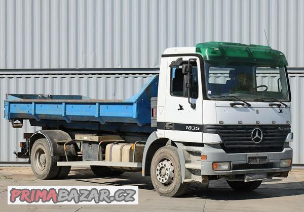 Mercedes-Benz Actros 1835, NÁSTAVBA VINCENT BG14,  KONTEJNER