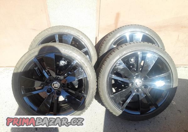 Originál alu kola Škoda model Zenith rozteč 5x112 R18.