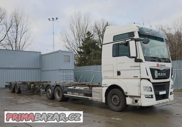 MAN TGX 26.440+ FLIEGL TWP 180, BDF SOUPRAVA, NOSIČ VÝMĚNNÝC