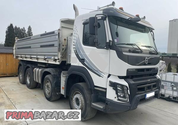 Volvo FMX 460 8x4, EURO 5, TŘÍSTRANNÉ SKLÁPĚNÍ