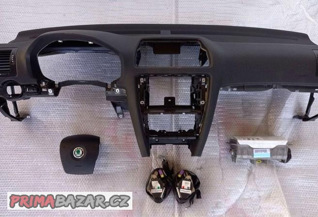 Airbagová sada palubka Škoda Octavia II 1Z r.v.2004 -
