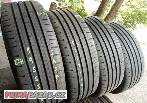 Letní pneu 4kusy 195/55/16 vzorek 99% CONTINENTAL - dobírka