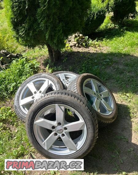 Sada ALU KOLA + pneu na Škoda/Seat 215/55 R 17 zimní
