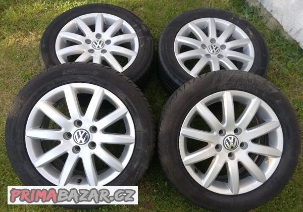 alu original VW Golf VI,Golf V,Touran,Caddy,letní 205/55/16