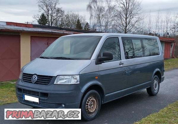 Volkswagen Caravelle Long 2.5 TDi 96 kw, 2007, 9 míst