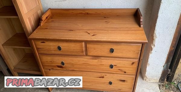 ikea-leksvik-velka-komoda-4s-antik-podobne-hemnes-odrena