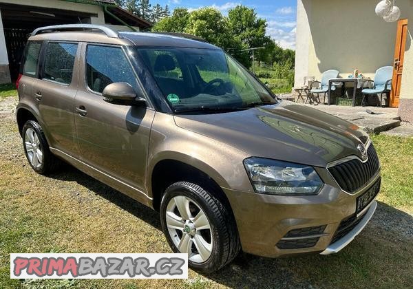 škoda yeti 2.0tdi 81kw 4x4 171000km klima esp, plně pojizdné