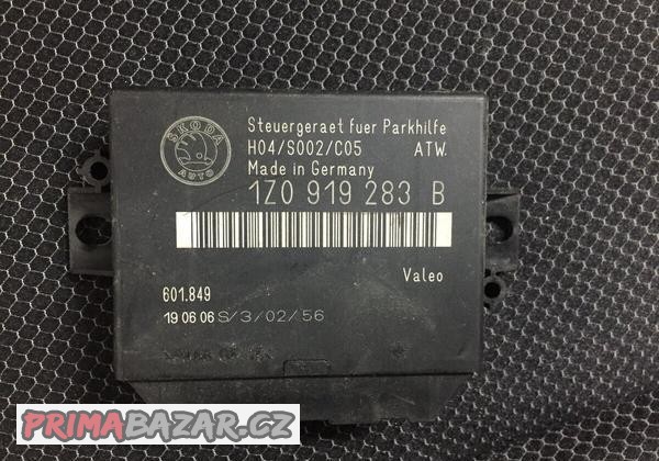 Řídící jednotka parkovacího systému Škoda 1Z0919283B