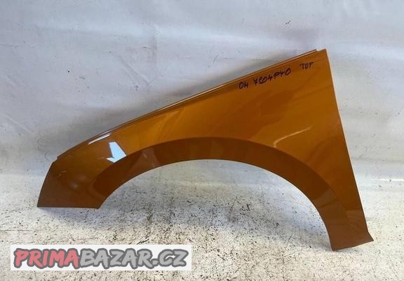 Přední levý blatník Škoda Octavia 4 oranžová TOP