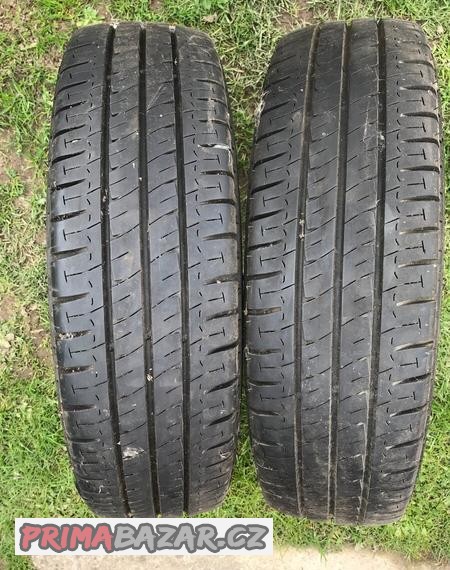 Prodám 2x pneu Michelin 195/75-R16C.
