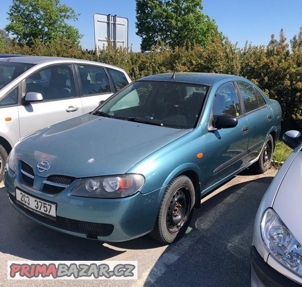 Nissan Almera 1.5i 72kw rok 2004 STK 09/2024 Euro3 původ ČR