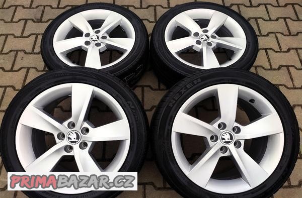 Alu kola originál Škoda Fabia III, Rapid 5x100 R16 Alore