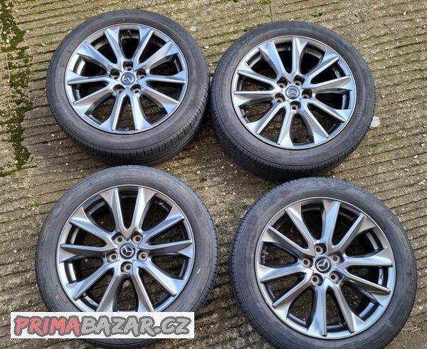 Mazda original alu kola 18 + pneumatiky