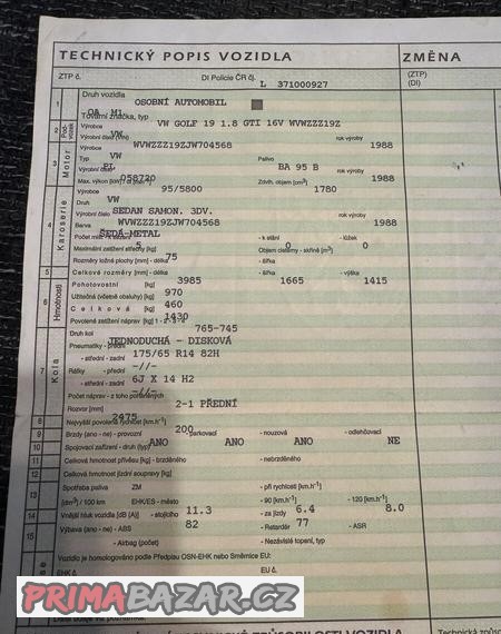 Vw golf 2 1.8 gti 16v