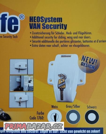 Přídavný zámek HEOSafe Van Security bílý