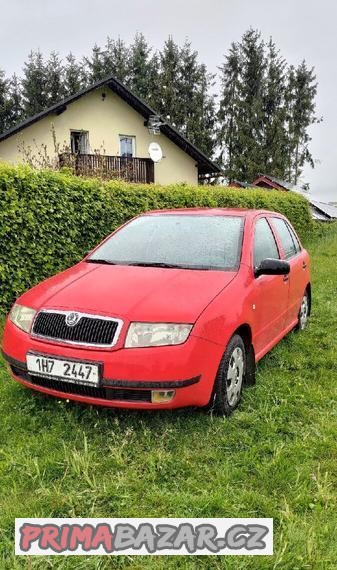 Škoda fabia 1.4 benzín+LPG, 2003, 50Kw, tažné zařízení