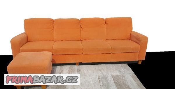 luxusni-sedacka-pro-4-s-taburetem-doprava